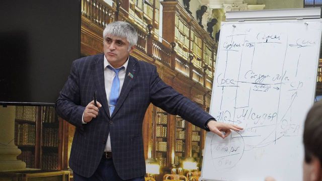 "Правовое регулирование деятельности органа местного самоуправления" с зав. кафедрой РПА Бигрузи Сулеймановым